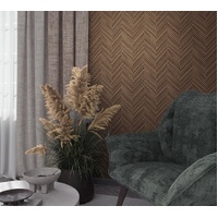 Herringbone Dark Brown