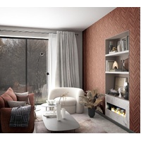 Herringbone Red brown