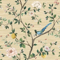 Blossom Citrus Floral - Gold Metallic