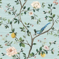 Blossom Citrus Floral - Topaz Blue