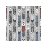 Native American Feather Stripes Global Fusion Wallpaper (Discontinued)