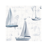 Yachts & Maps Global Fusion Wallpaper (Discontinued)