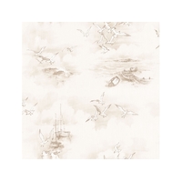 Seaside Boats & Birds Global Fusion Wallpaper (Discontinued)
