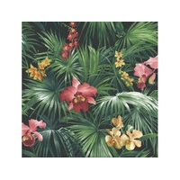 Tropical Palms & Orchids Global Fusion Wallpaper (Discontinued)
