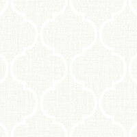Ogee on Basket Weave Textured Wallpaper (expired)