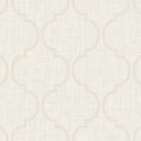 Ogee on Basket Weave Textured  Wallpaper (expired)