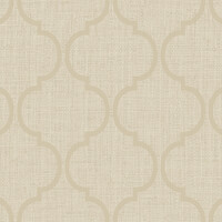 Ogee on Basket Weave Textured  Wallpaper (expired)